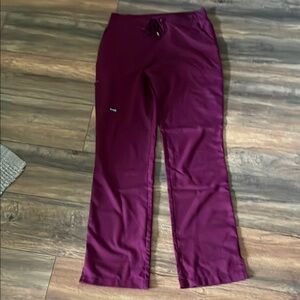 Grey's Anatomy Women's Burgundy boot cut scrub pant